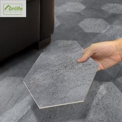 Funlife®Engrossar hexágono piso adesivos de parede auto-adesivo impermeável decoração da cozinha do banheiro anti-deslizamento adesivos à terra