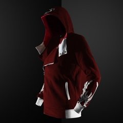 Assasins Creed Zogaa dos homens assassino creed hoodies camisolas de manga comprida fino ajuste masculino com zíper hoodies cardigan casual moda jaquetas manto