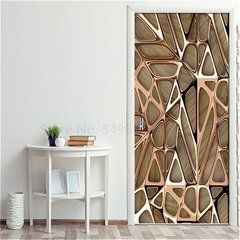 Papel de parede 3d com visão em pvc, para decoração de sala de estar, quarto, adesivo removível, poster de parede, mural de design para casa na internet