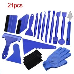 Kit de papel adesivo para wrapping amento de carro, 21 peças, aplicação de coloração, ferramentas para carro, vinil, filme adesivo, ferramenta de janela, acessórios - comprar online