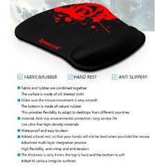 Mousepad redragon peso p020 para jogos, mouse pad de mesa com borda de bloqueio cor sólida customizado para jogos - comprar online