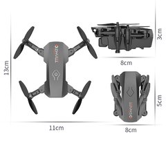 2022 l23 mini zangão 4k hd câmera dupla drones wifi fpv altura manter pequeno dobrável quadcopter rc dron brinquedo para crianças menino presente - Dr. Brauch