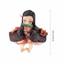 Anime figura demônio assassino kamado nezuko pvc figura de ação brinquedo kimetsu não yaiba gk estátua adulto collectible modelo boneca presentes na internet