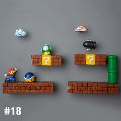 Super mario geladeira ímãs foto parede casa geladeiras decoração adesivo magnético conjunto cozinha casa decoração coleção presentes na internet