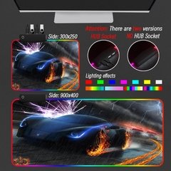 Tapete de mesa personalizado do nfs da borda de travamento de mousepad dos acessórios do usb do porto do cubo 4 da almofada do rato do jogo da velocidade na internet