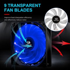 Capa para computador redragon drive, ventoinha de resfriamento rgb com 4 pinos de 7 cores e 6 pinos - comprar online