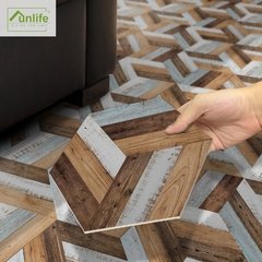 Funlife®Engrossar hexágono piso adesivos de parede auto-adesivo impermeável decoração da cozinha do banheiro anti-deslizamento adesivos à terra - Dr. Brauch