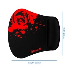 Mousepad redragon peso p020 para jogos, mouse pad de mesa com borda de bloqueio cor sólida customizado para jogos