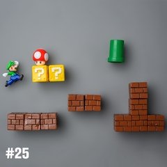 Super mario geladeira ímãs foto parede casa geladeiras decoração adesivo magnético conjunto cozinha casa decoração coleção presentes - Dr. Brauch