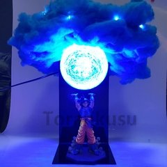 Bandai dragon ball z figura anime son goku super saiyan ultra instinto diy broly bardana frieza troncos led ação figma brinquedo boneca - comprar online