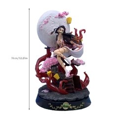 Anime figura demônio assassino kamado nezuko pvc figura de ação brinquedo kimetsu não yaiba gk estátua adulto collectible modelo boneca presentes - loja online