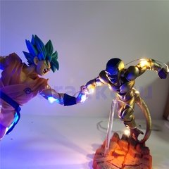 Bandai dragon ball z figura anime son goku super saiyan ultra instinto diy broly bardana frieza troncos led ação figma brinquedo boneca na internet