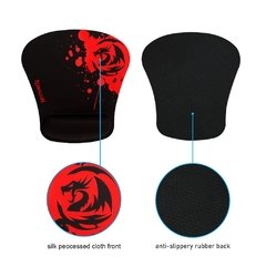 Mousepad redragon peso p020 para jogos, mouse pad de mesa com borda de bloqueio cor sólida customizado para jogos - comprar online