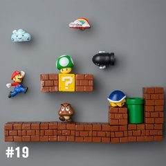 Super mario geladeira ímãs foto parede casa geladeiras decoração adesivo magnético conjunto cozinha casa decoração coleção presentes - comprar online