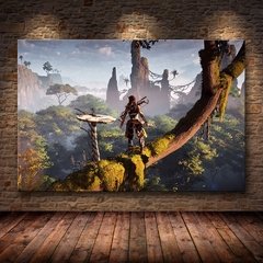 Horizonte zero dawn cartaz do jogo arte da parede cartazes e cópias quadros decorativos pintura em tela para sala de estar decoração casa - comprar online