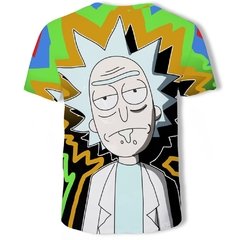 Camiseta com estampa moti, nova pintura a óleo, estilo verão, personalidade, impressão 3d, casal, camiseta de descompressão para cura - loja online