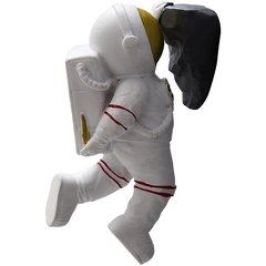 Astronauta estátua de parede decoração acessórios de decoração estatueta de resina divertida decorações de natal presentes para crianças frete grátis decoração para casa miniaturas atacado Dropshipping Envio Grátis na internet