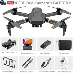 Imagem do 4drc v4 wifi fpv zangão wifi vídeo ao vivo fpv 4k/1080p hd câmera grande angular dobrável altitude hold durável rc quadcopter