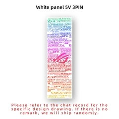 Infinito painel rgb infinito estéreo 3d pc caso placa de iluminação decoração personalizada gpu backplate lianli placa dianteira 12v/5v aura mod