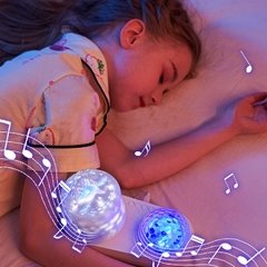 Oceano quarto luz de projeção 360 ° girando fantasia colorida led luz dupla camada 3d estrelado céu projetor golfinho noite luz - comprar online