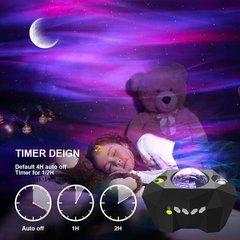 Galaxy Star Projector Night Light Bluetooth Music LED Starry Sky Projector Light Aurora Atmospher Bedroom Beside Lamp