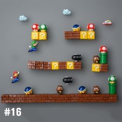 Super mario geladeira ímãs foto parede casa geladeiras decoração adesivo magnético conjunto cozinha casa decoração coleção presentes