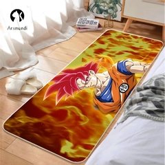 Super dbz tapete de cozinha quarto entrada capacho corredor anime piso 3d impresso banheiro varanda decoração tapete longo na internet