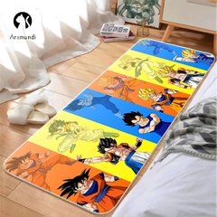 Super dbz tapete de cozinha quarto entrada capacho corredor anime piso 3d impresso banheiro varanda decoração tapete longo