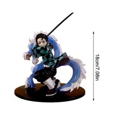 Anime figura demônio assassino kamado nezuko pvc figura de ação brinquedo kimetsu não yaiba gk estátua adulto collectible modelo boneca presentes