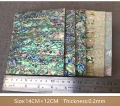 1 peça concha de abalone folha laminada de pérola faça você mesmo, materiais de decoração e artesanato esculpido, incrustação de tamanho 14cm/12cm na internet