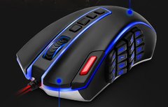 Redragon legend m990 usb wired rgb gaming mouse 24000 dpi 24 botões programável jogo ratos backlight ergonômico computador portátil - Dr. Brauch