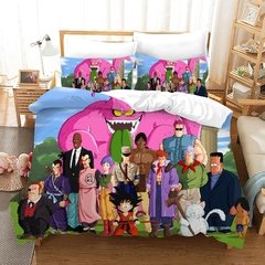 Imagem do Likurb filho goku kakarotto saiyan duvet caso fronha conjunto de cama gêmeo rainha cheia rei tamanho para crianças menino meninas quarto