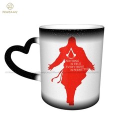 Assassins Creed Caneca assassins creed as mudanças de cor atacado caneca engraçada porcelana copos cappuccino na internet