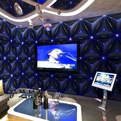 Ktv papel de parede cobrindo 3d estéreo música bar decoração flash tecnologia sentido sala de jogos verde azul roxo