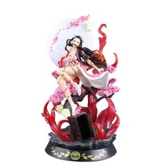 36cm figura anime kimetsu não yaiba gk kochou shinobu kamado nezuko figura de ação demônio assassino sexy menina estatueta modelo boneca presente - loja online