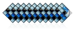 10 pçs/set Liso Azul Filme Duro de Cristal Mosaico Azulejos Etiqueta Living Room Decor Wall Stickers Peel & Vara Removível PVC Papel De Parede