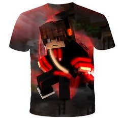 Minecraft 2022 nova camisa do jogo meu mundo crianças camiseta meninos 3d impressão verão respirável camisa 4-14 anos de idade camiseta kawaii zombie camisa - Dr. Brauch