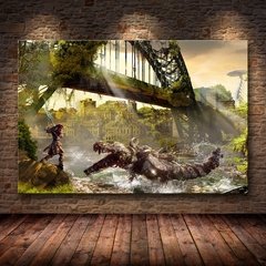 Horizonte zero dawn cartaz do jogo arte da parede cartazes e cópias quadros decorativos pintura em tela para sala de estar decoração casa