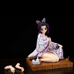 Imagem do 36cm figura anime kimetsu não yaiba gk kochou shinobu kamado nezuko figura de ação demônio assassino sexy menina estatueta modelo boneca presente