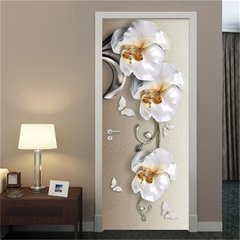 Papel de parede 3d com visão em pvc, para decoração de sala de estar, quarto, adesivo removível, poster de parede, mural de design para casa na internet