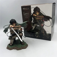 Figura Attack on Titan Rival Ackerman, Package Ver Levi-figura de ação pvc, 18