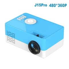 Salange j15 pro led mini projetor para o cinema em casa 480x360 pixels 1080p suportado hdmi-compatível usb áudio vídeo mini beamer - Dr. Brauch