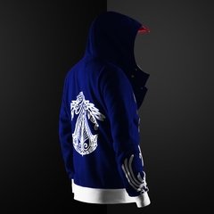 Assasins Creed Zogaa dos homens assassino creed hoodies camisolas de manga comprida fino ajuste masculino com zíper hoodies cardigan casual moda jaquetas manto