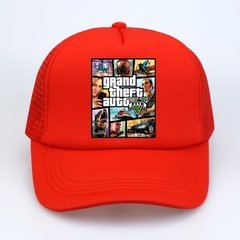 GTA V Moda grande roubo de automóvel v 5 gta 5 bonés de beisebol jogo quente gta 5 fãs boné verão fresco malha net boné de camionista chapéu na internet