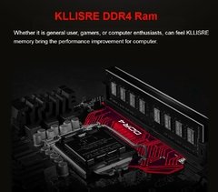 Imagem do Memória 3200mhz 1.2v do rgb da ram ddr4 8gb 16 de kllisre dimm alto compatível