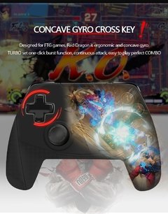 Redragon GRADE G808 Controlador USB Sem Fio para PC/PS3 Gamepad Controlador Joystick Vibração Compatíveis Xinput/Dinput/Android - loja online