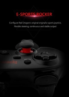 Redragon SATURN G807 Gamepad, Controlador de jogos para PC com fio, Joystick de vibração dupla, Saturno, para Windows PC,PS3,Playstation,Android - Dr. Brauch