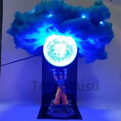 Bandai dragon ball z anime shenlong led figuras de ação luzes da noite shenrou bolas de cristal controle remoto figma presente natal brinquedos