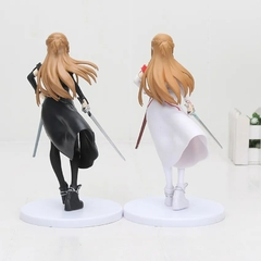 Espada quadrada de 18cm arte em linha figura asuna figura são yuuki asuna espad