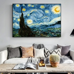 Van Gogh Starry Night Pinturas a Óleo, Pinturas a Óleo Imprimir em tela, image - Dr. Brauch